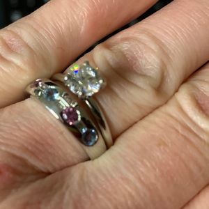 .90 carat engagement ring w/ band